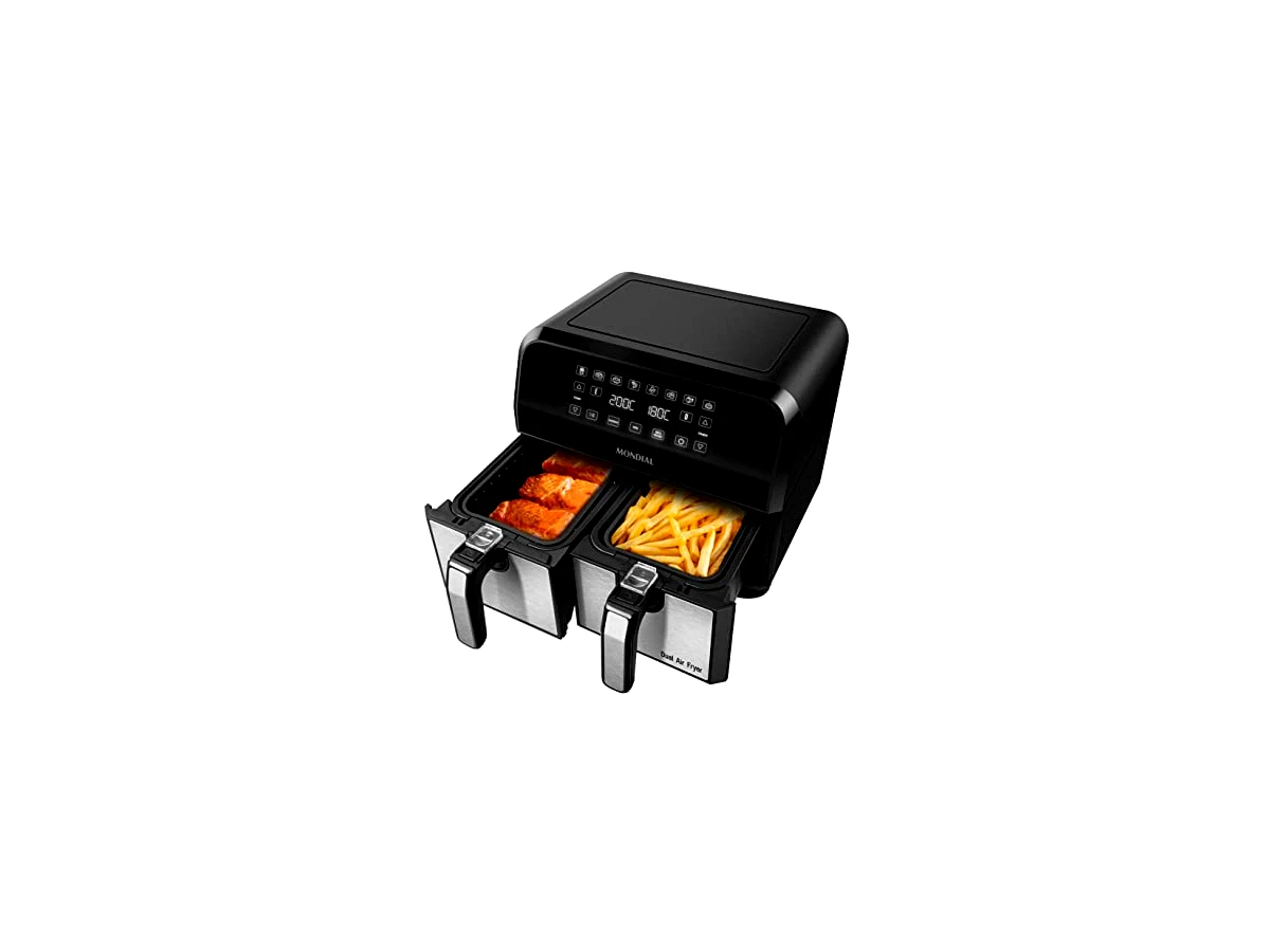 Mondial Dual Air Fryer AFD-01-BI, 8 L, 127 V