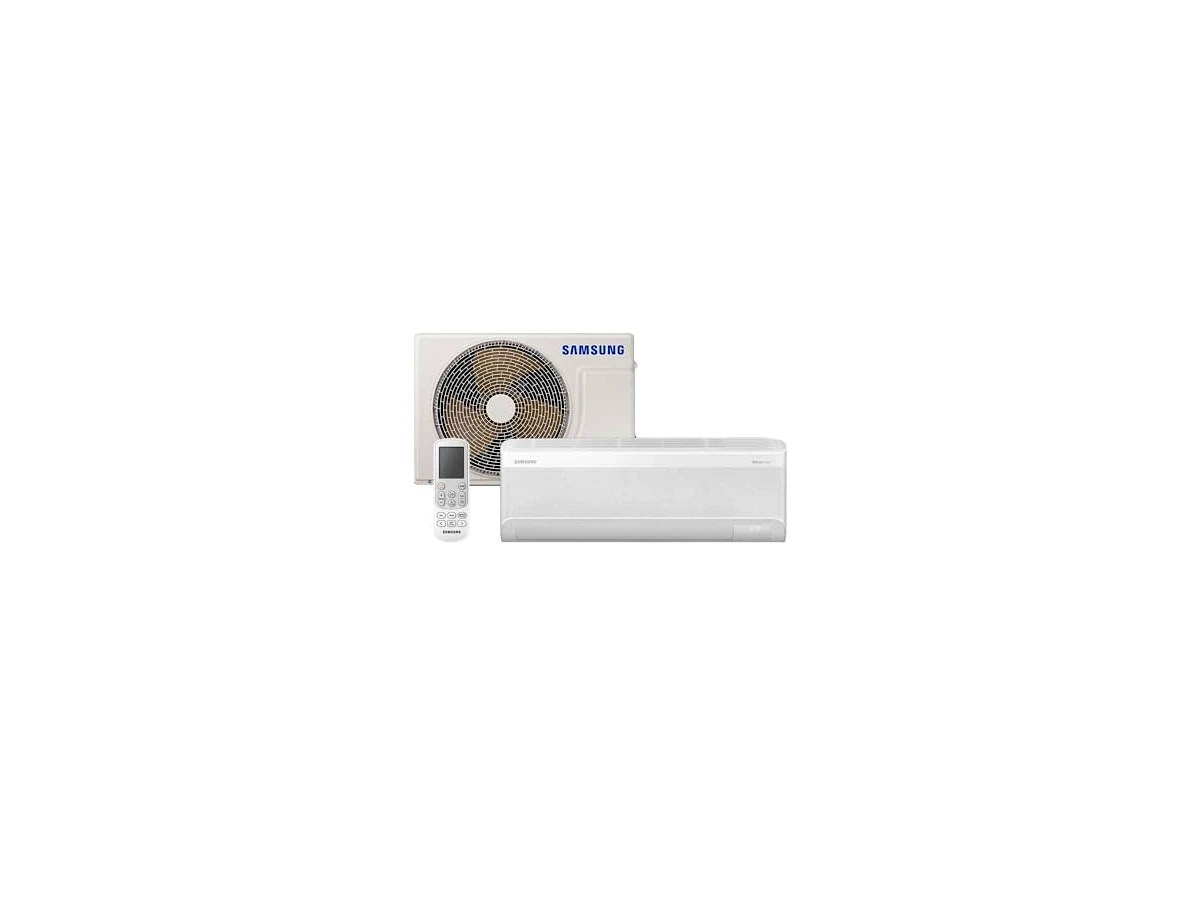 Samsung WindFree AI Inverter 12.000 BTUs Frio 220V — evaporadora AR12DYFAAWKNAZ / condensadora AR12DYFAAWKXAZ