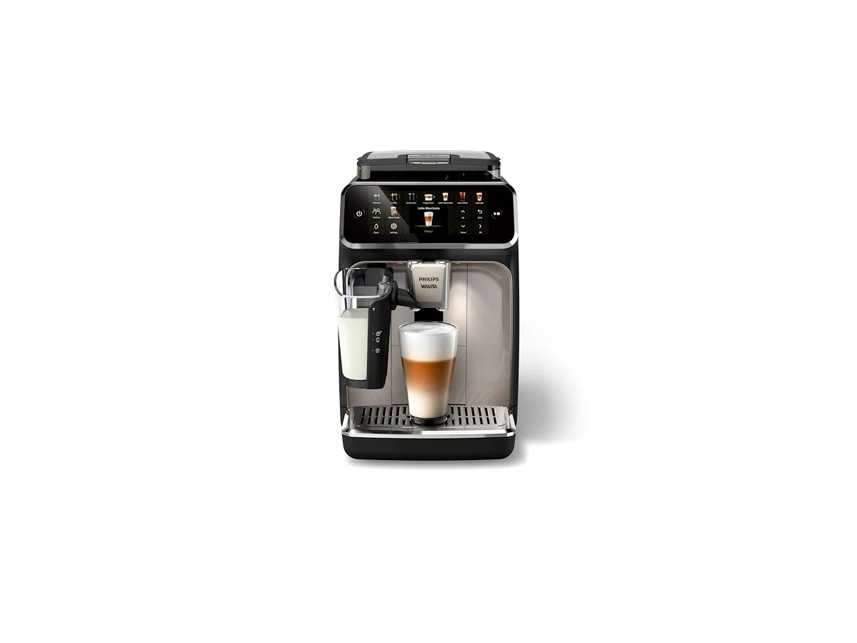 Philips Walita LatteGo Série 5500 EP5547/95 — 110 V, preta e cromada