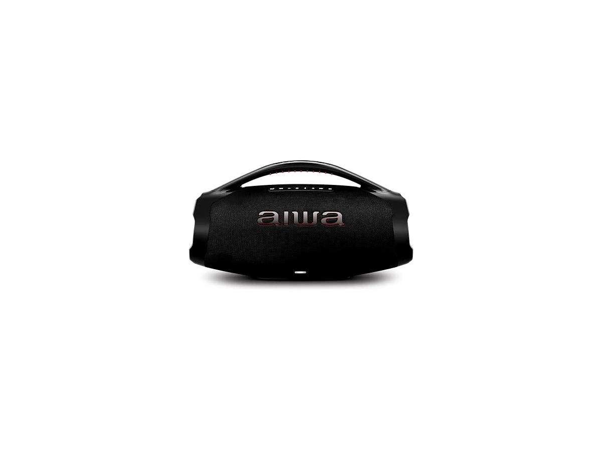 AIWA Boombox Plus preta, modelo BBS-01-B, 200 W RMS — não confundir com BBS-01-BG, BBS-01-GR ou BBS-01-LBL