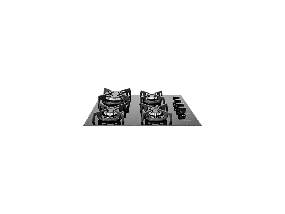 Cooktop a Gás Suggar com Tripla Chama e Trempes de Ferro Fundido — modelo FG4404FVP