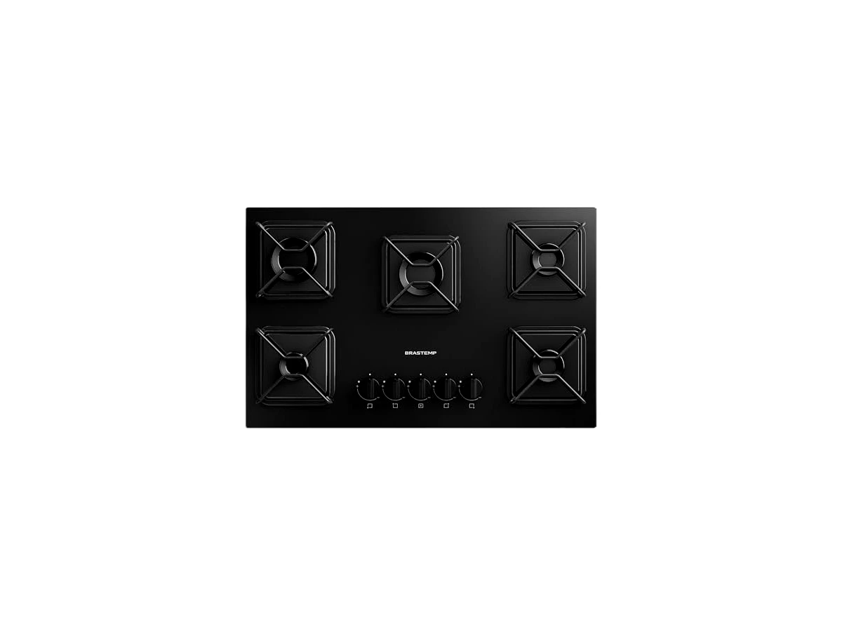 Brastemp B=Design 5 Bocas Chama Simmer BDD75BE Preto, bivolt