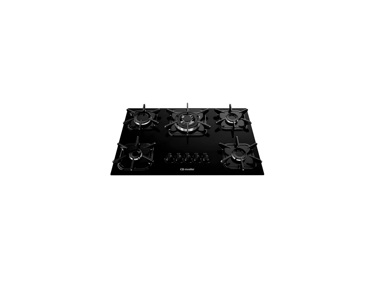 Mueller G5 Única 5 Bocas Tripla Chama 601270003 Preto, bivolt