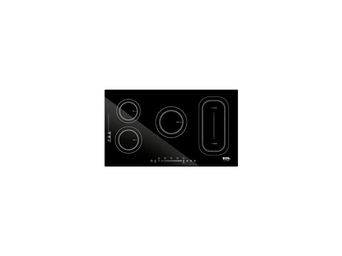 Cooktop de Indução EOS Freezone ECI05EPF1, preto, 220 V, 5 zonas, 90 cm, 9.500 W