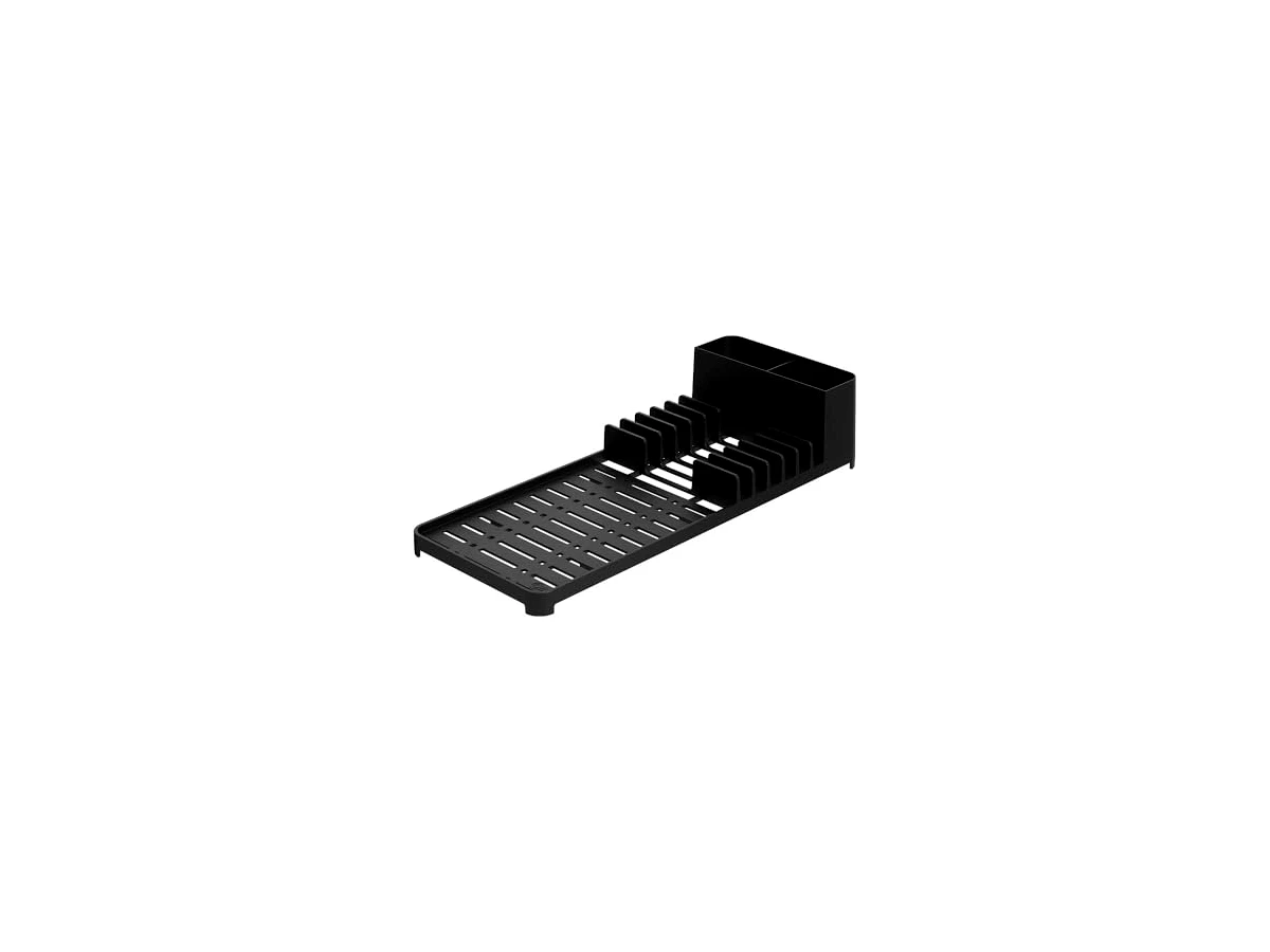 Coza Single 17011/3008 — preto, para 6 pratos, 41,7 × 16,9 × 9 cm