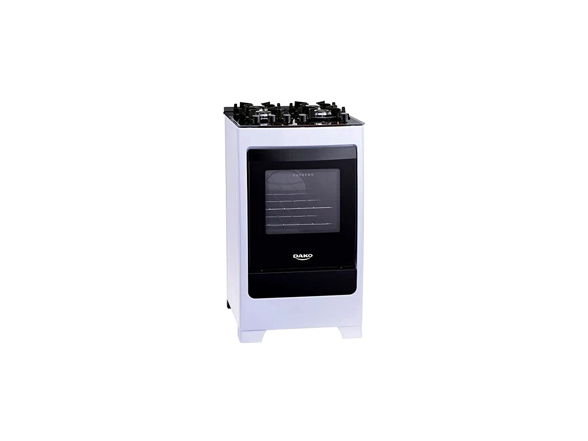 Dako Supreme Glass 4 Bocas Branco, referência 300000568, bivolt