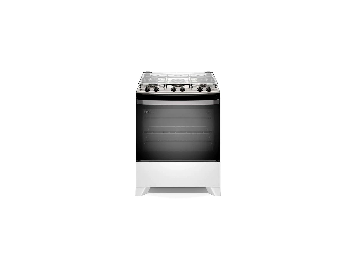 Fogão 5 Bocas Electrolux Experience Inox com Mesa de Vidro e PerfectCook360 (FE5IB)