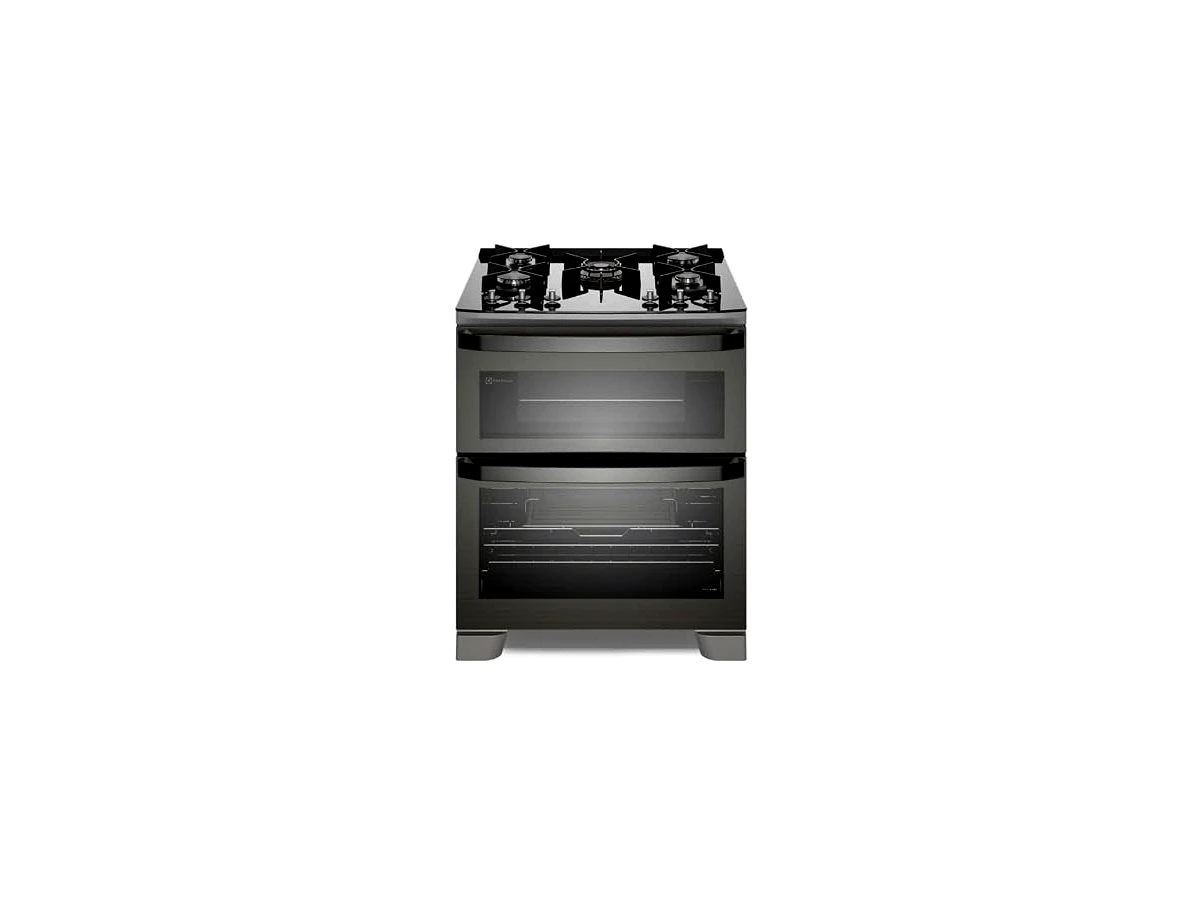 Electrolux Expert FE5AD 5 Bocas Cinza, Duplo Forno com Air Fryer, Grill e Timer, 220 V