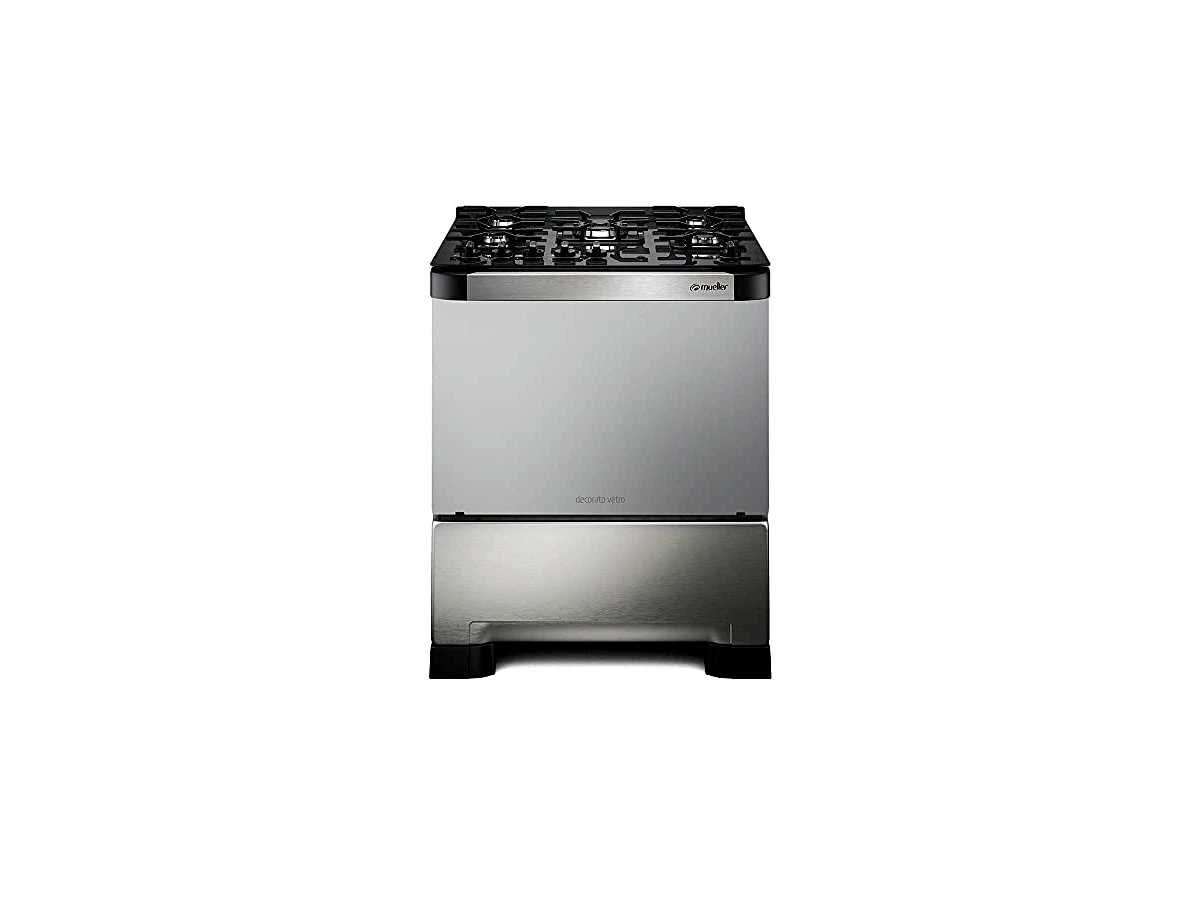 Mueller Decorato Vetro Inox 5 Bocas Bivolt — código 601230053