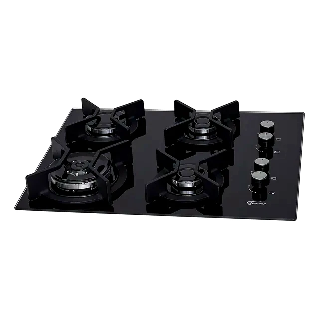 teste Cooktop a Gás Fischer 4 Bocas Infinity