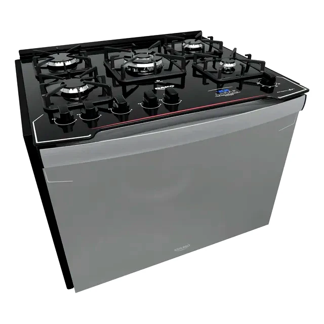 teste Fogão de Embutir Dako 5 Bocas Diplomata Grill Style