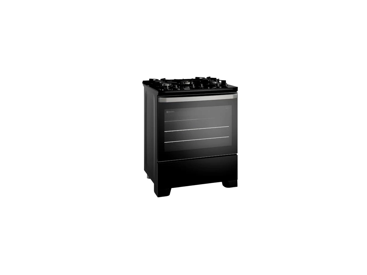 Fogão de Piso Electrolux Efficient FE5GB, 5 bocas, preto, bivolt