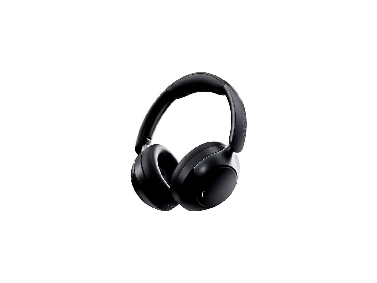 QCY H3 PRO ANC Fone de Ouvido Bluetooth, Headphone ANC Adaptáveis, Cancelamento Ativo de Ruído de 50 dB, Áudio sem fio de Alta Resolução LDAC, 55 Horas de Reprodução, Preto