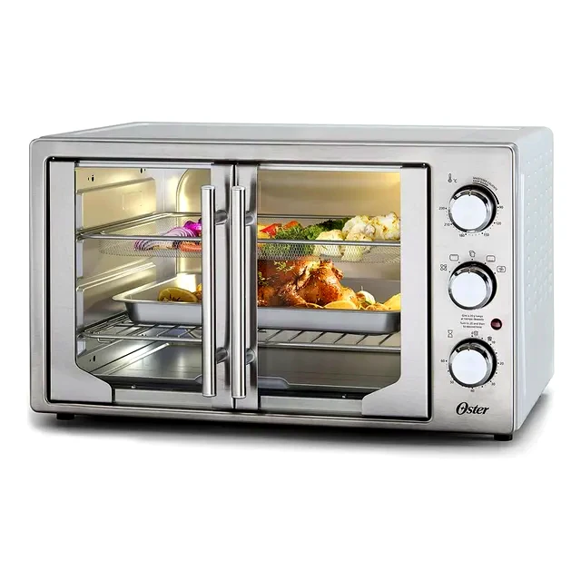 teste Forno Elétrico Oster 42L French Door TSSTTVFDMAF