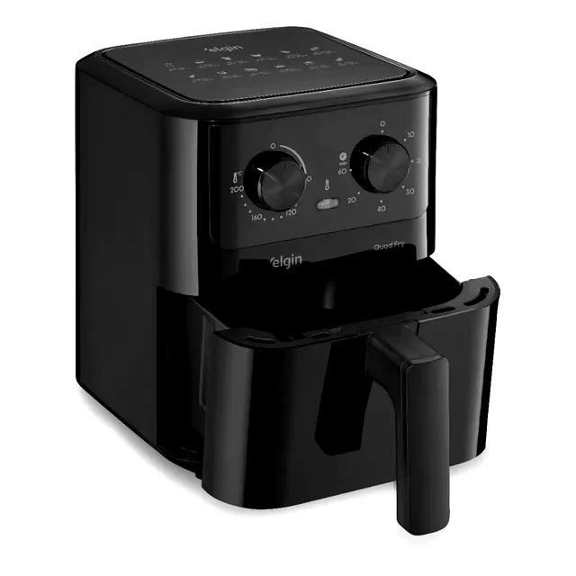 teste Fritadeira Air Fryer Elgin 4,2L 1400W Quad Fry