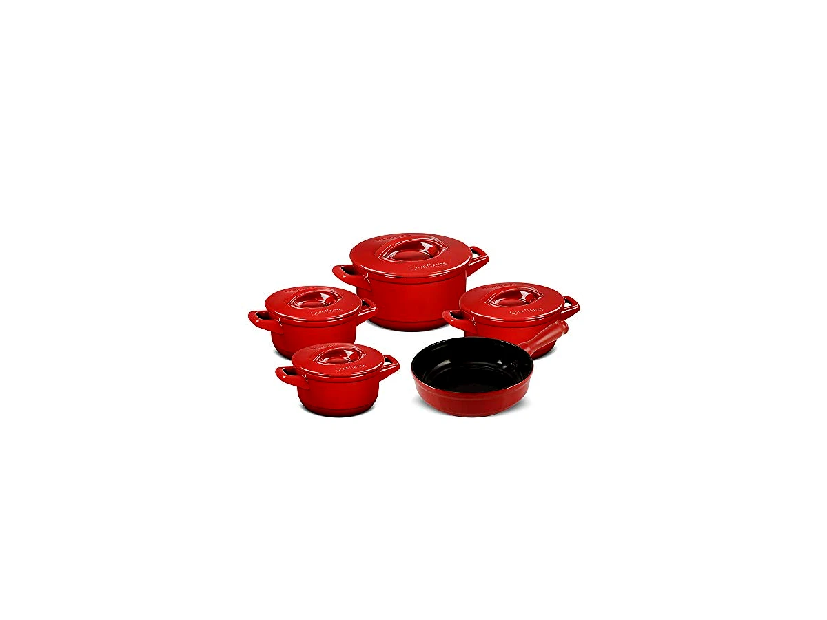 Ceraflame Duo+ Smart 5 peças Pomodoro — versão com indução