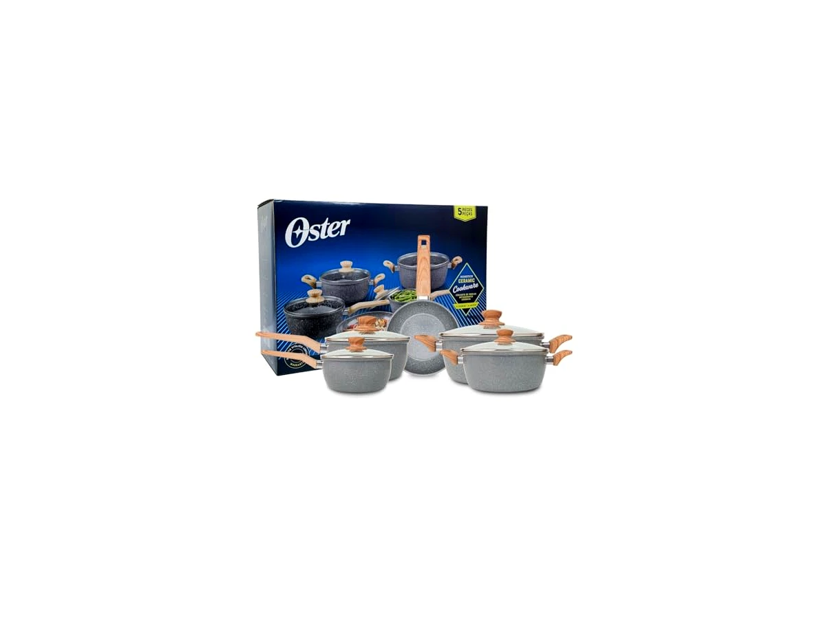 Oster Marble Edition 5 peças Dark Grey — modelo 130062.09