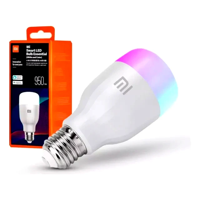teste Lâmpada Inteligente Xiaomi LED Wi-Fi Smart Bulb Essential