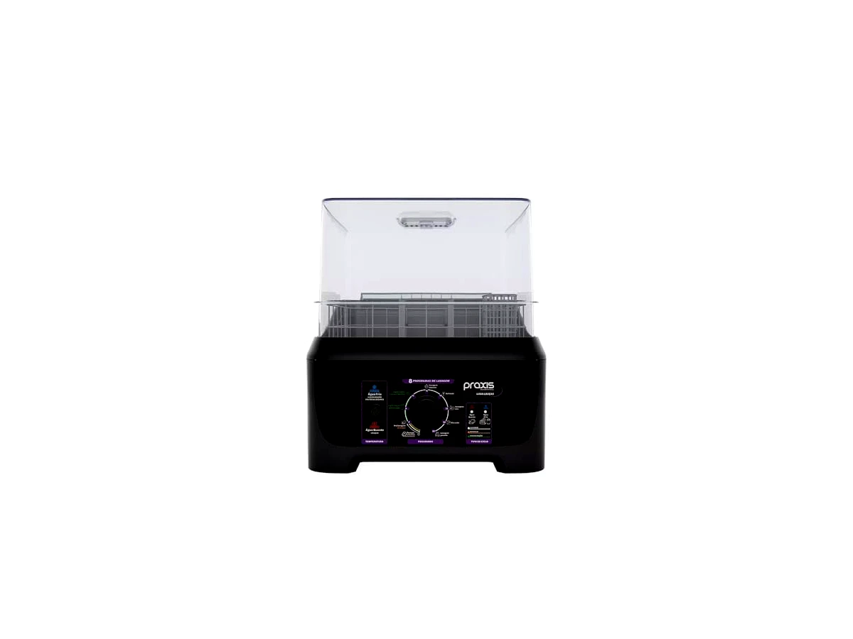 Praxis Lava-louças Portátil LLPP Semi-Automática Preta, 127 V