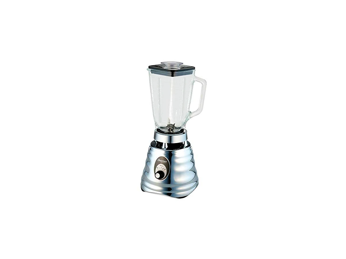 Liquidificador Clássico Oster Osterizer BLSTBG4655Z-017 Prata 600W Copo de Vidro 1,25L 3 Velocidades