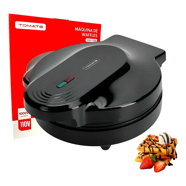 teste Máquina de Waffle Tomate 1000W MAZ-112A