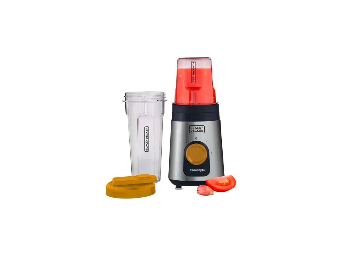 Liquidificador Pessoal Portátil Black+Decker LP320-BR 300W Inox com 2 Copos
