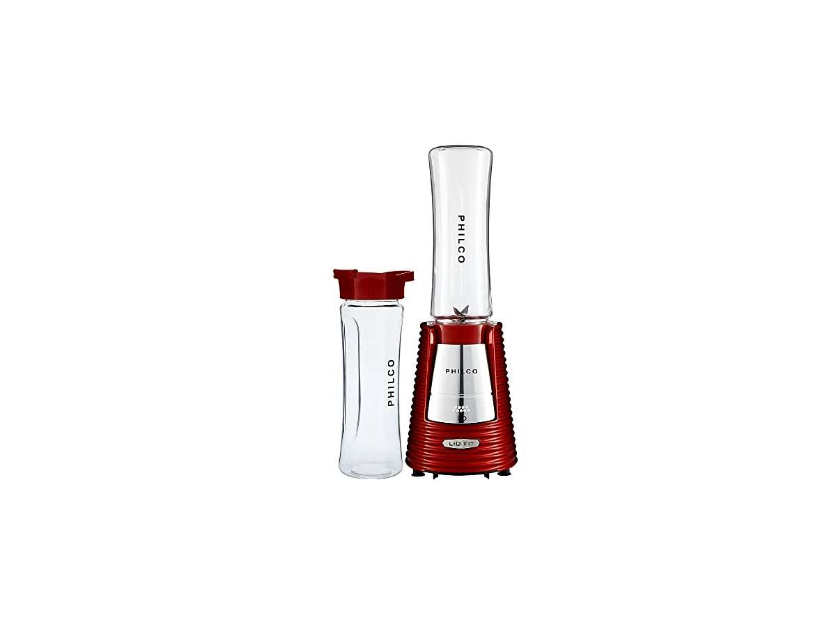 Mini Liquidificador Philco Fit Retrô 300W Vermelho com Copo de 600ml