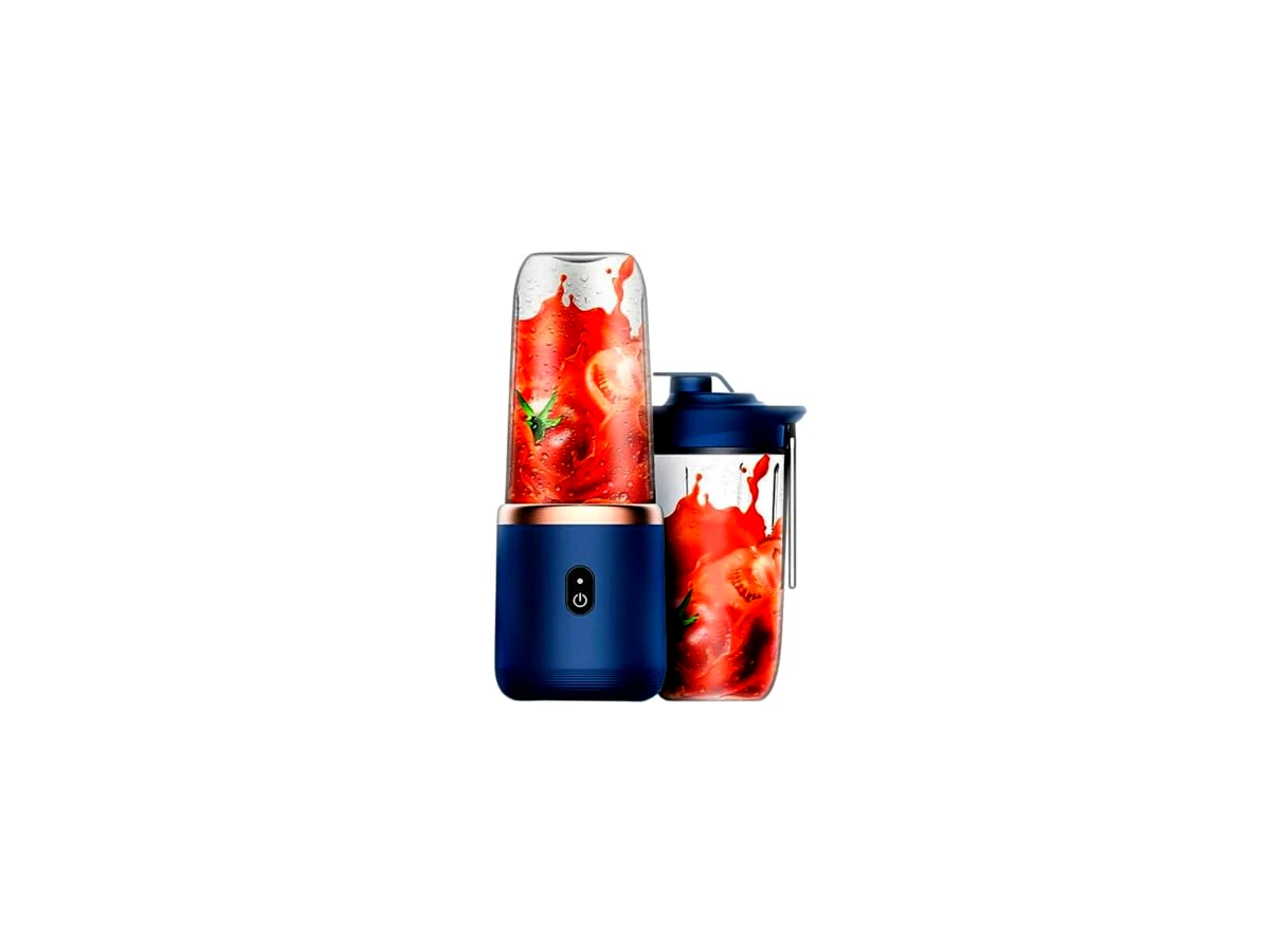 Mini Liquidificador Portátil Recarregável USB Multilaser CE133 400ml 6 Lâminas