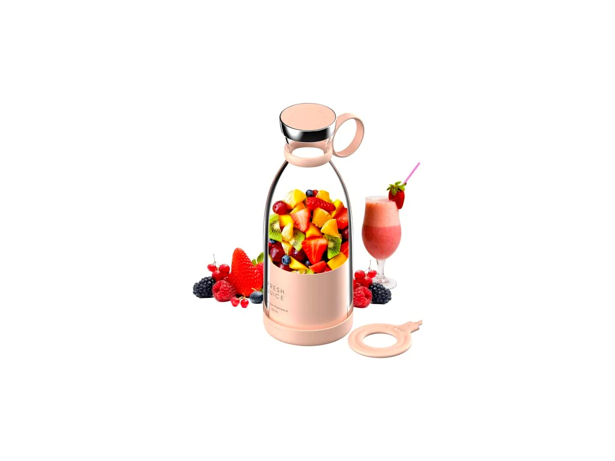 Mini Liquidificador Portátil Fresh Juice 350ml Sem Fio Recarregável Magnético