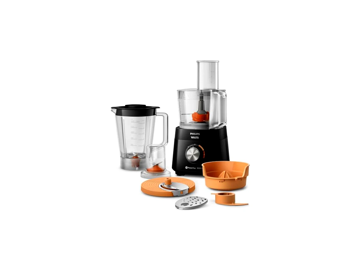 Multiprocessador Philips Walita PowerChop 1000 HR7304/91, preto, 110 V