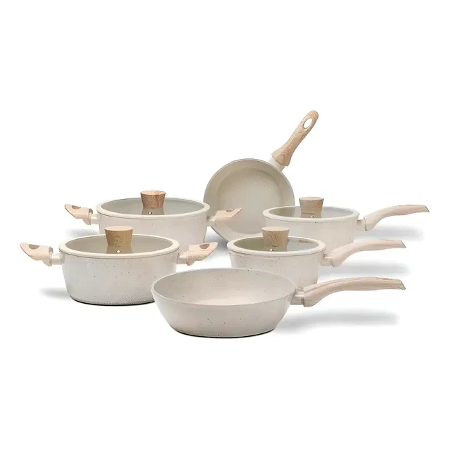teste Jogo de Panelas Brinox Cerâmica 6 Peças Ceramic Life Sirius