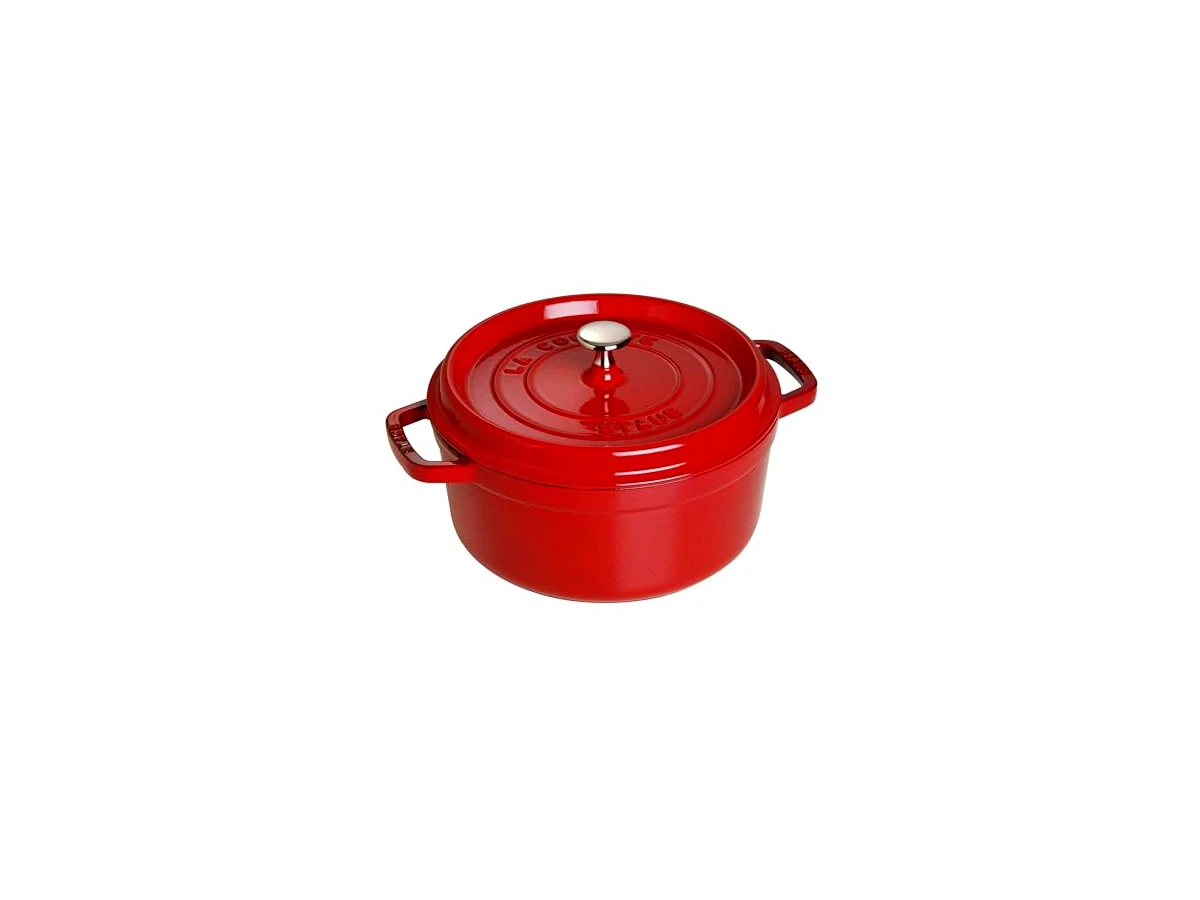 Staub Caçarola Redonda La Cocotte em Ferro Fundido 24cm Cereja (Ref: 40509-835-0)