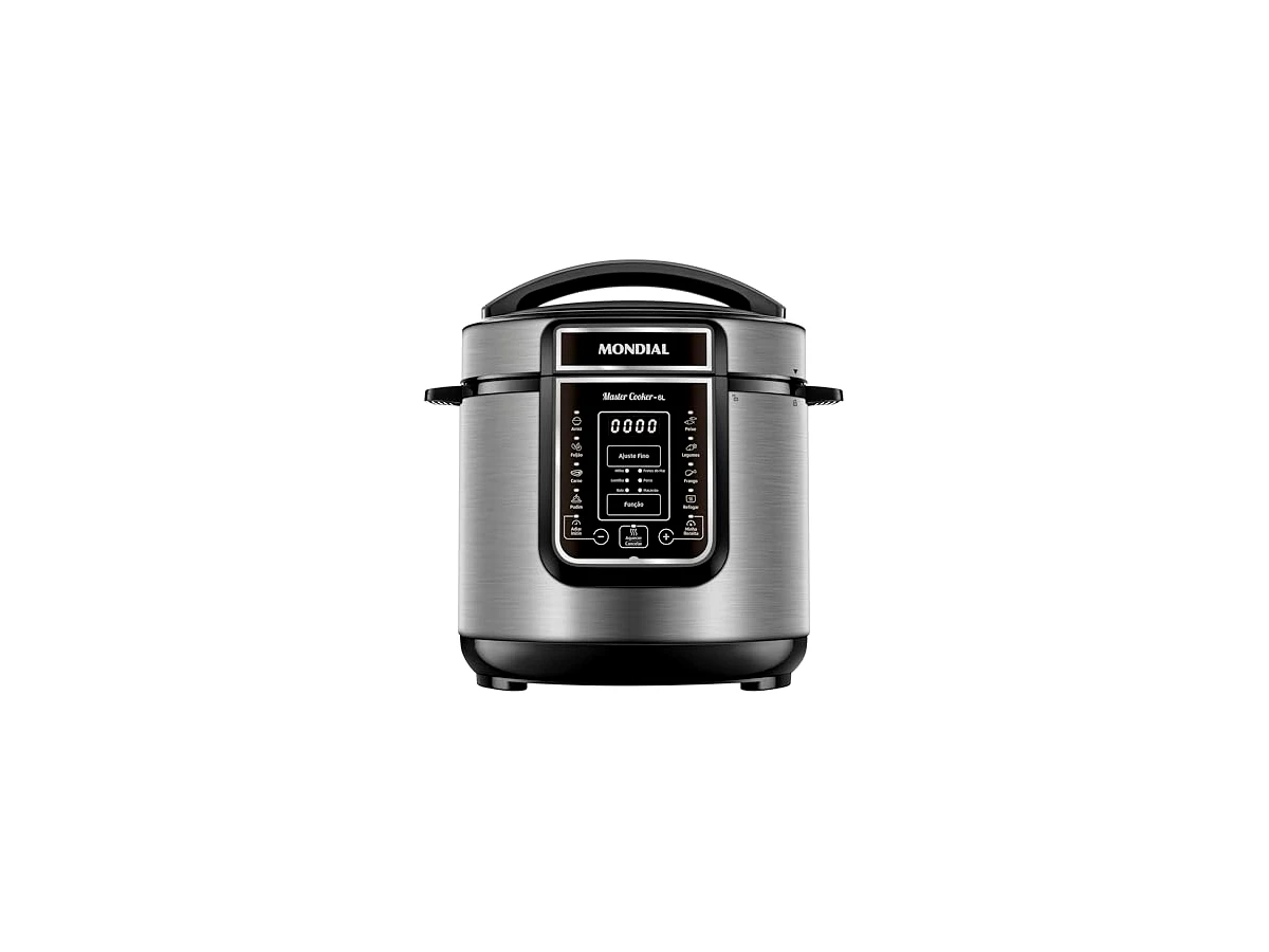 Mondial Master Cooker PE-60-6L-I, 6 L, preto/inox, 1000 W, 110 V