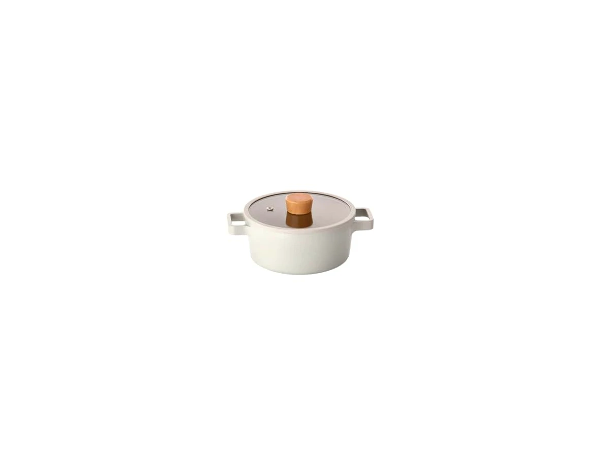 Panela Neoflam Fika com Revestimento Cerâmico e Tampa de Vidro 18 cm 1,6 L