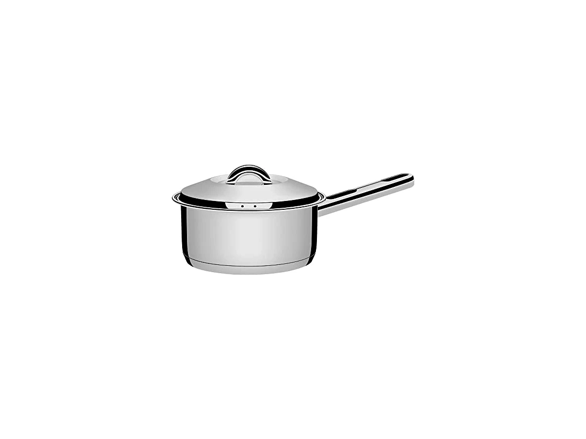 Panela Tramontina Solar em Aço Inox com Fundo Triplo 16 cm 1,4 L