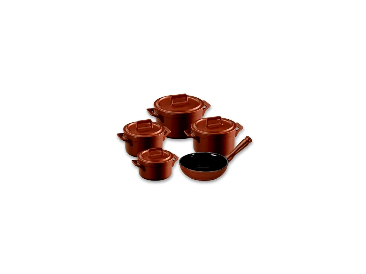 Ceraflame Conjunto Clear+ Indução 5 Peças Cobre — modelo J6239891