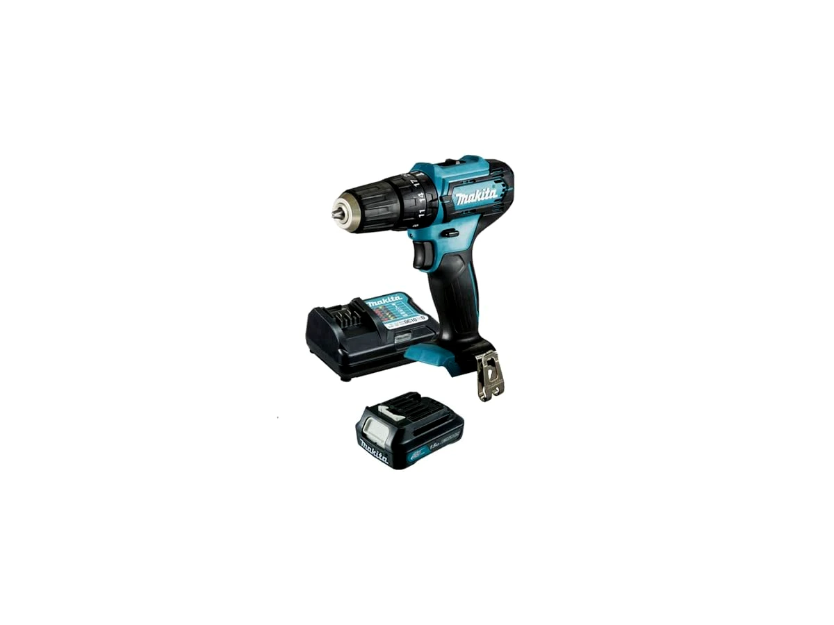 Makita HP333DWYX3 12V CXT, kit com 1 bateria de 1,5 Ah e carregador