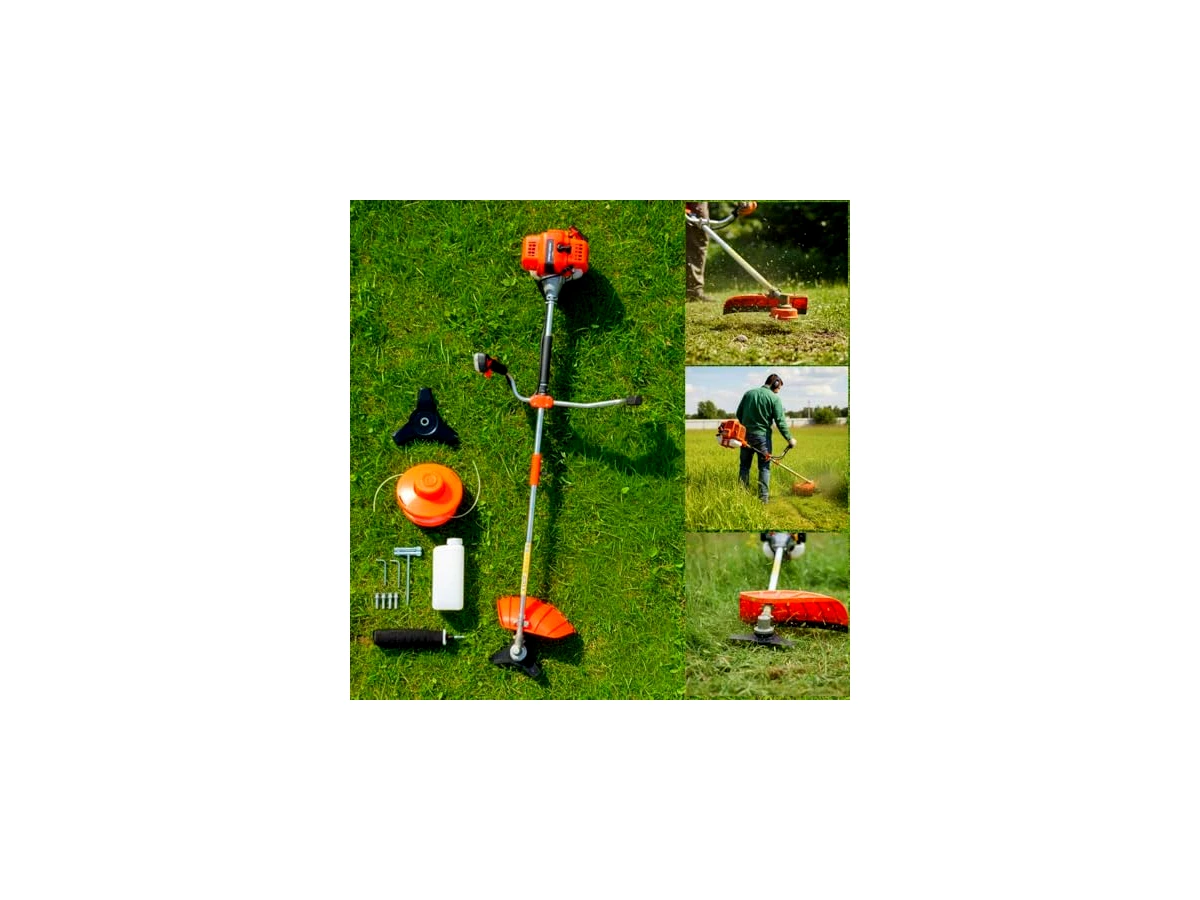 Roçadeira LED Tools 4x1 Profissional Gasolina Multifuncional 75cc 3hp