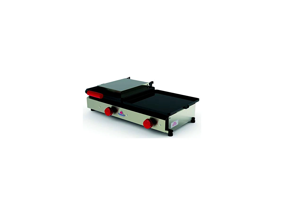 Sanduicheira Dupla Grill Inox Chapa Para Lanches Hamburguer Progas