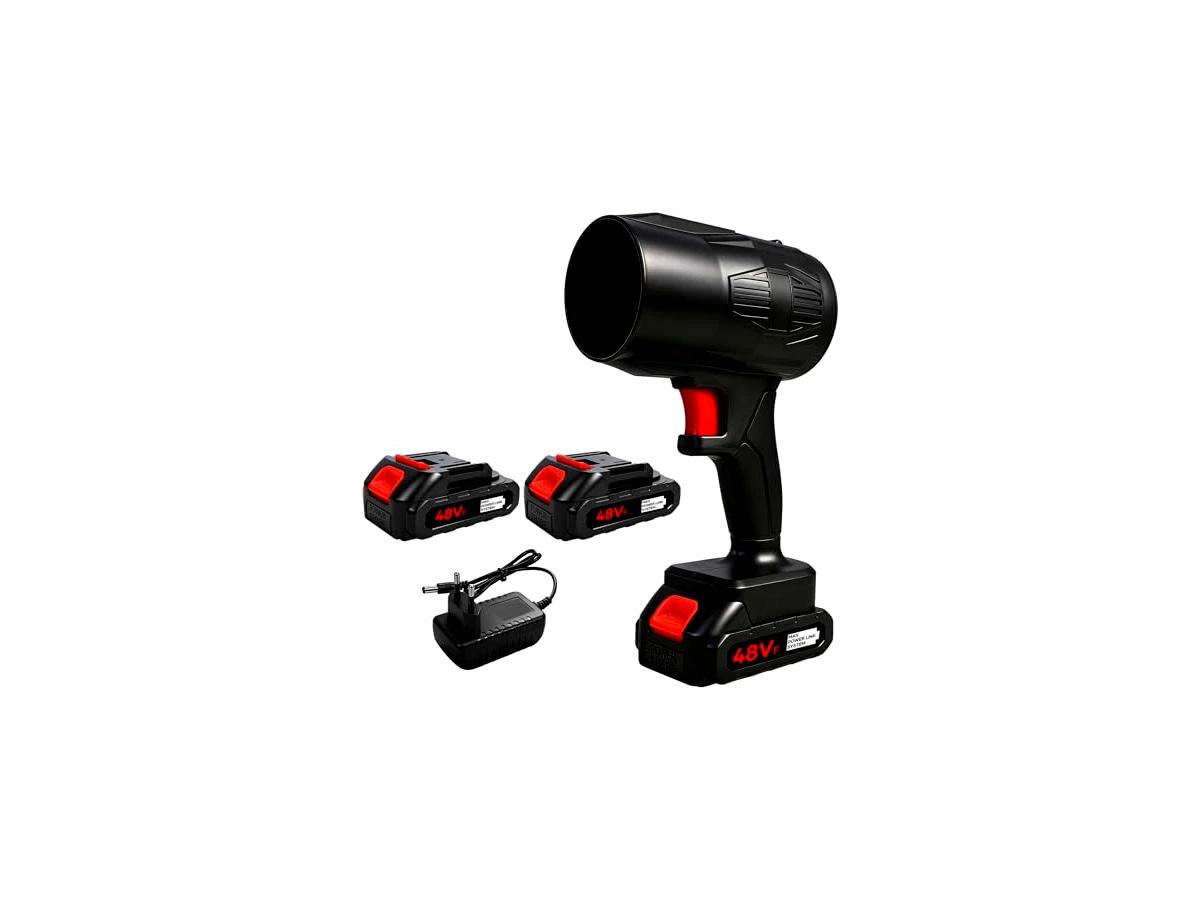 Trailabo Soprador de Folhas Portátil sem Fio, 35.000 RPM, Bateria de 4.000 mAh, Voltagem Dupla 110 V/220 V, Ideal para Jardins, Carros e Limpeza Doméstica