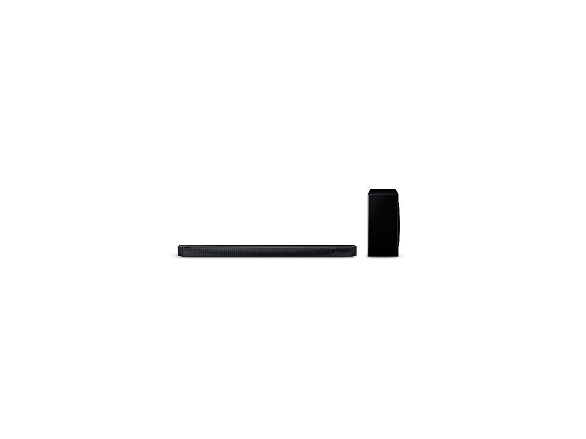 Soundbar Samsung HW-Q800C, com 5.1.2 canais, Bluetooth, Subwoofer sem fio, Dolby Atmos e Acoustic Beam.