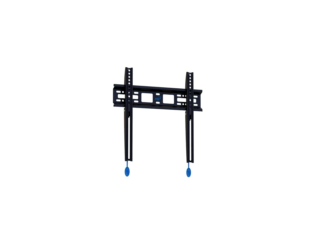 ELG, N01V4, Suporte Fixo de Parede para TVs de 32" a 77", Compatível com TVs Curvas e Planas, Feito em Aço Carbono, Suporta Até 50kg, Preto