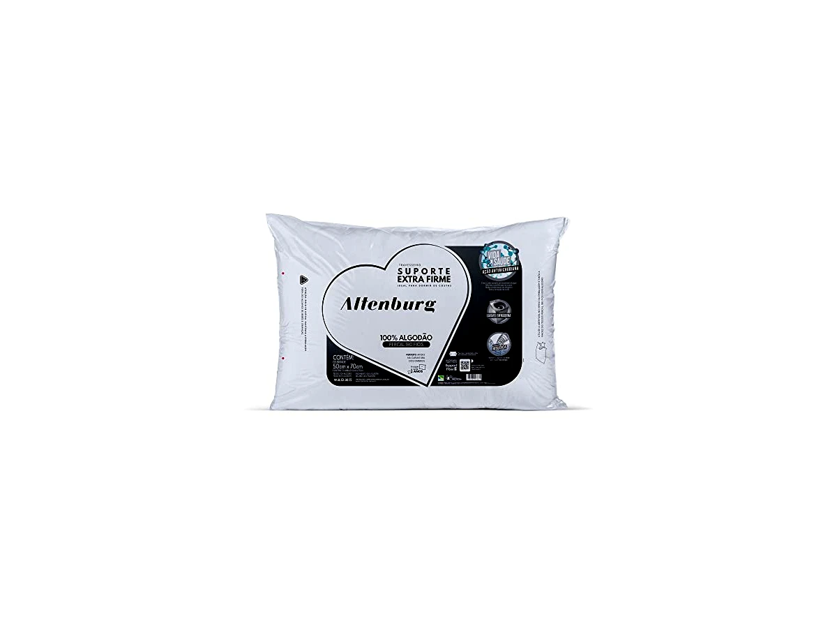 Altenburg Suporte Extra Firme 50 x 70 cm Percal 180 Fios, modelo 01526801750001-0.1100