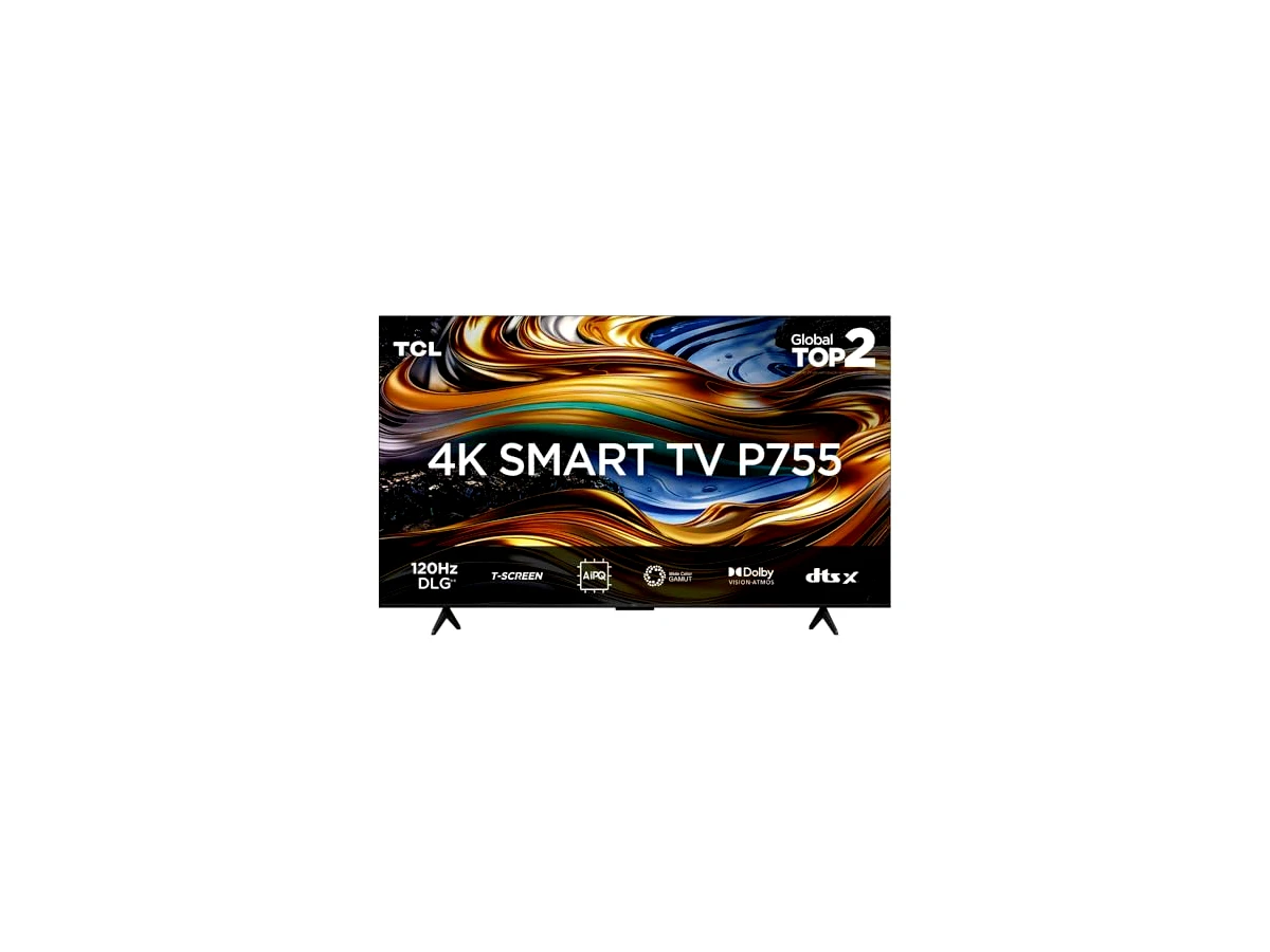 Smart TV TCL 65 Polegadas LED 4K P755 WiFi Bluetooth Google TV HDR10+ Dolby Atmos Vision 65P755