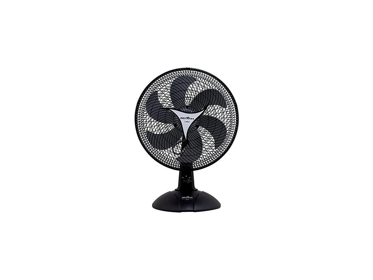 Ventilador de Mesa Britânia Mega Turbo 40 Six 40cm 6 Pás Preto