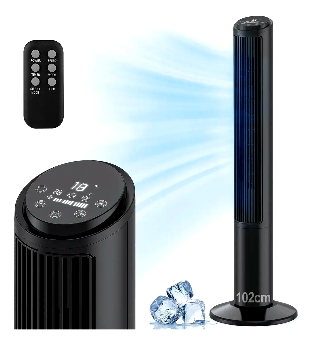 teste Ventilador de Torre Com Controle