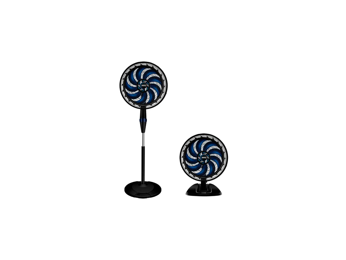 Arno X-TREME 9 2 em 1 VE9M, modelo 2720017493, 40 cm, 160 W, 9 pás, mesa/coluna, 110/127 V